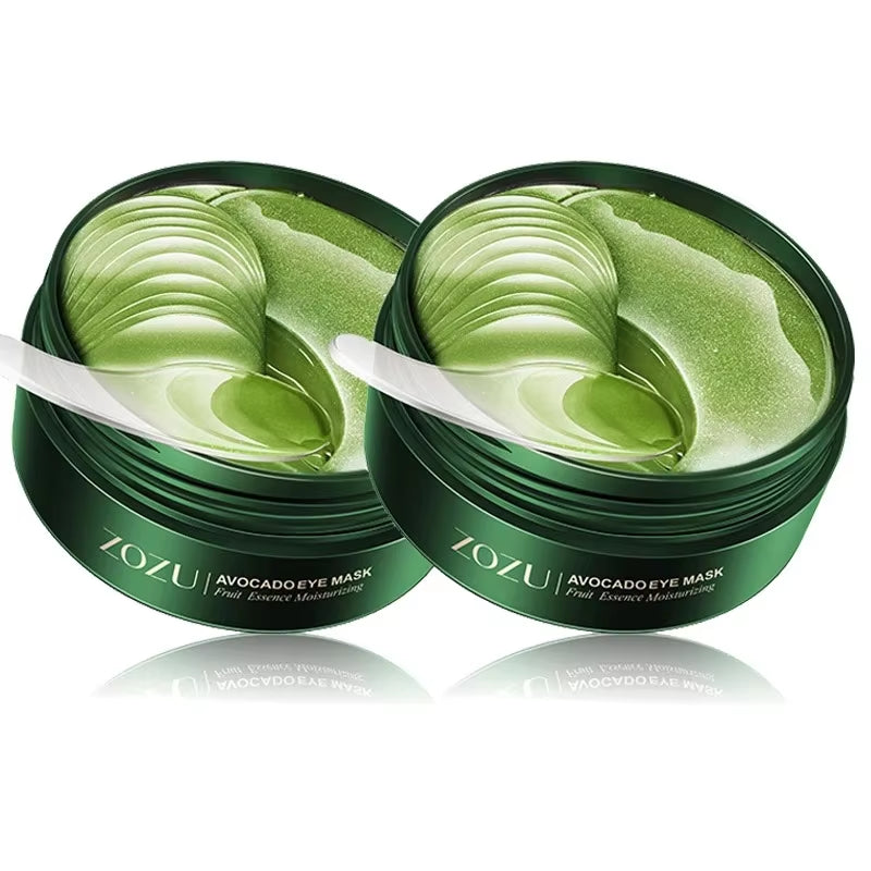 120Pcs Avocado Golden Collagen Eye Mask anti Dark Circles Removal Eye Bags Moisturizing Firming Eye Patches Skin Care Products