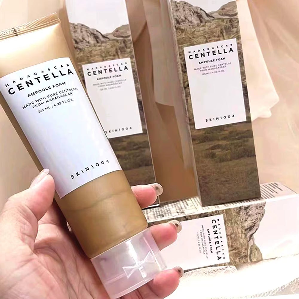 125ML for Centella Centella Deep Cleansing Foam Oil Control Moisturizing Madagascar Centella Remove Pore-Clogging Skin Care
