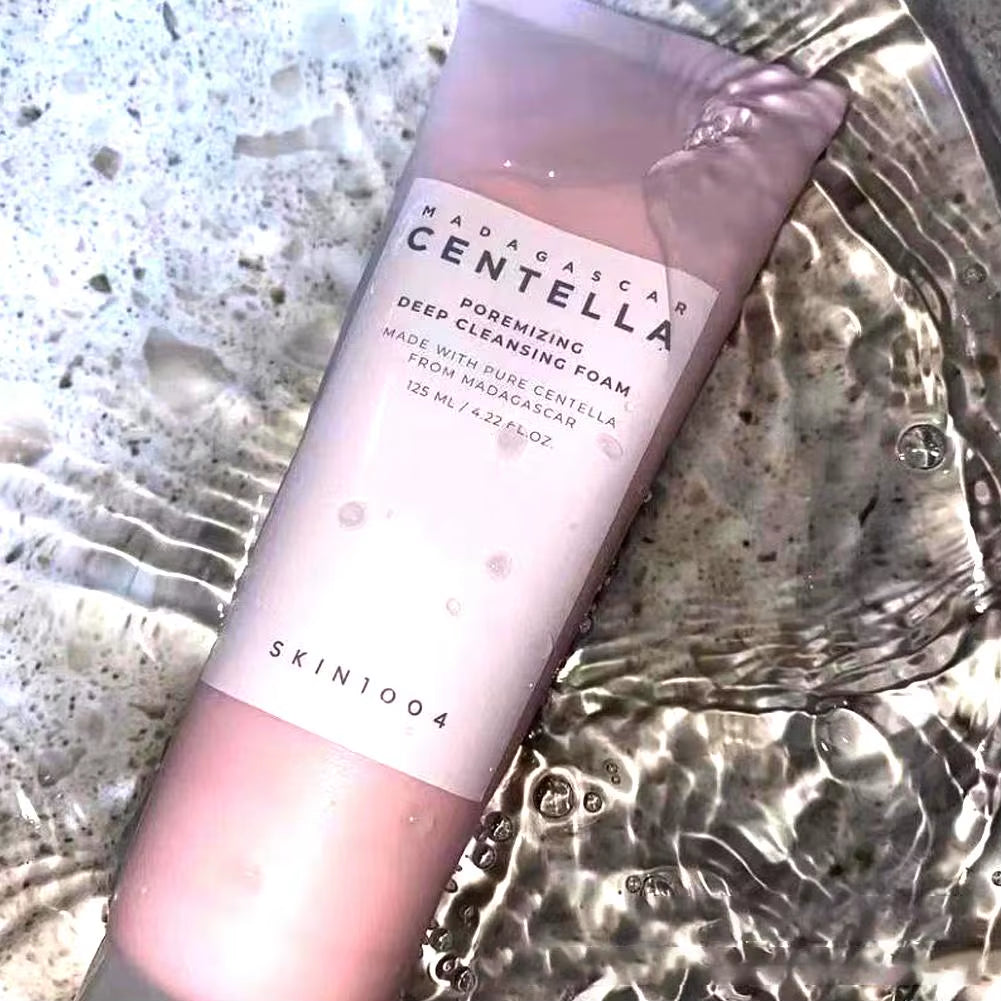 125ML for Centella Centella Deep Cleansing Foam Oil Control Moisturizing Madagascar Centella Remove Pore-Clogging Skin Care