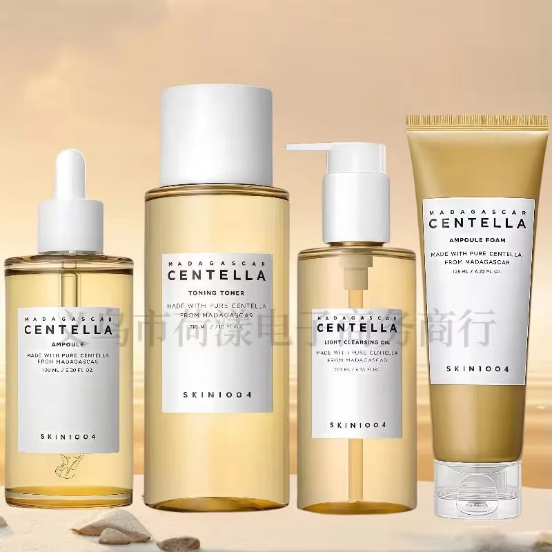 Skin1004 Centella Asahi Essence Hydrating Moisturizing Makeup Remover Oil Toner Facial Cleanser Skin Care Set