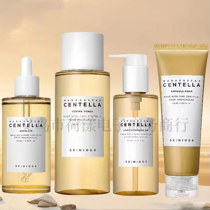 Skin1004 Centella Asahi Essence Hydrating Moisturizing Makeup Remover Oil Toner Facial Cleanser Skin Care Set