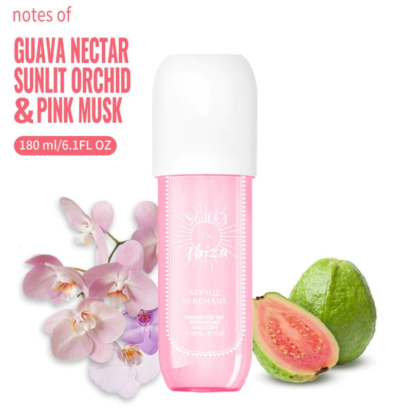 SOLO EN IBIZA 6.1 Fl.Oz/180Ml Body & Hair Fragrance Mist for Men & Women, Long-Lasting Perfume Spray, Perfect for Dating, Daily Life, Parties, Gift Giving