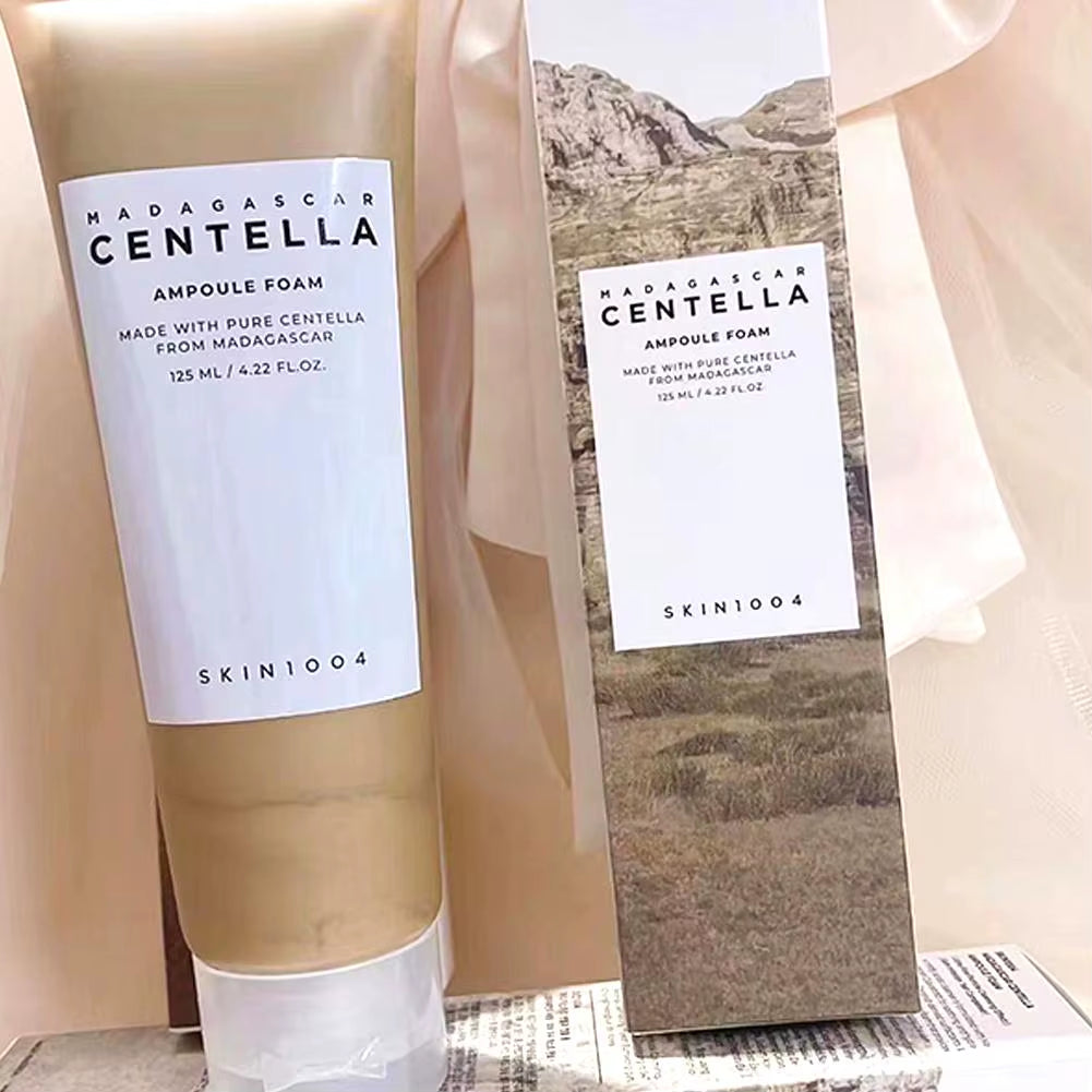 125ML for Centella Centella Deep Cleansing Foam Oil Control Moisturizing Madagascar Centella Remove Pore-Clogging Skin Care