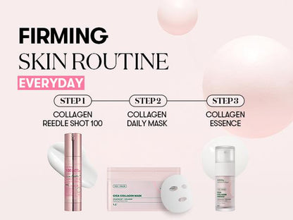 [VT Official][Tiktok Shop Exclusive] Affordable Pink Collagen Skincare Bundle | Collagen Reedle Shot | Sheet Mask | Serum | Overnight Hydrogel Mask | Lip Plumper | Korean Skincare Set