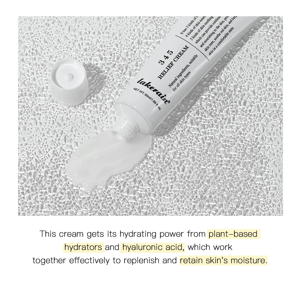 345 Relief Cream Address Blemishes Nourish Skin and Provide Moisturizing and Calming Lifting Beauty Moisturizer Korean Product