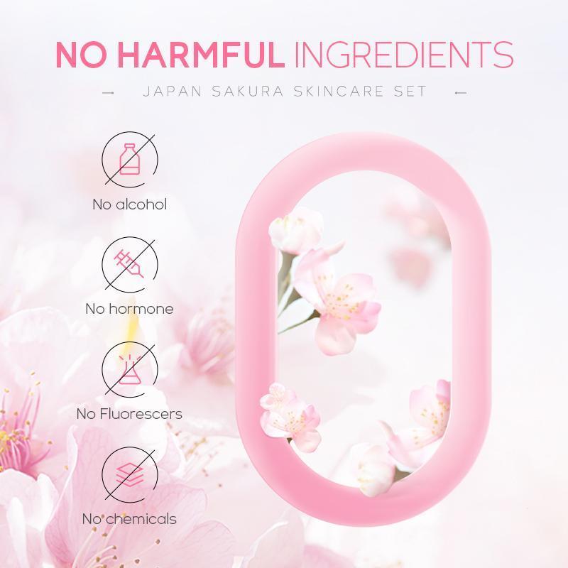Sakura Skincare Set, 9 Counts Sakura Body Care Set & 11Pcs Skincare Set, Beauty & Personal Care Product, Birthday Gift, Valentine'S Day Gift
