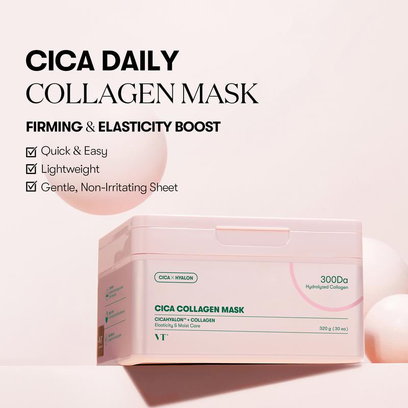 [VT Official][Tiktok Shop Exclusive] Affordable Pink Collagen Skincare Bundle | Collagen Reedle Shot | Sheet Mask | Serum | Overnight Hydrogel Mask | Lip Plumper | Korean Skincare Set