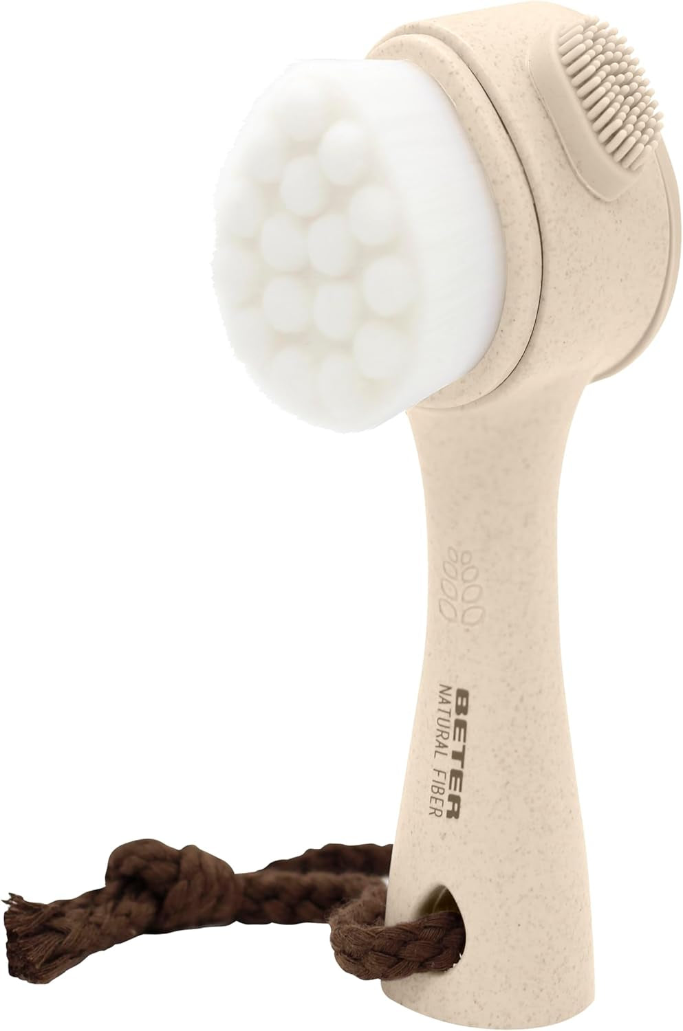 - Spazzola Viso Pulizia 3 in 1 Di Fibra Naturale - Massaggi, Pulizia, Esfoliazione - Ideale per Esfoliare Il Viso, Con Spazzola per Il Viso E Spazzola Esfoliante Viso, Pulizia Del Viso Efficace